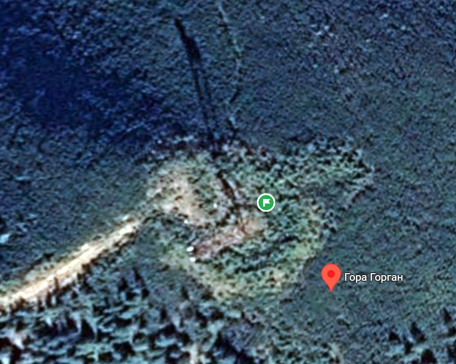Координати вежі на горі Ґорган