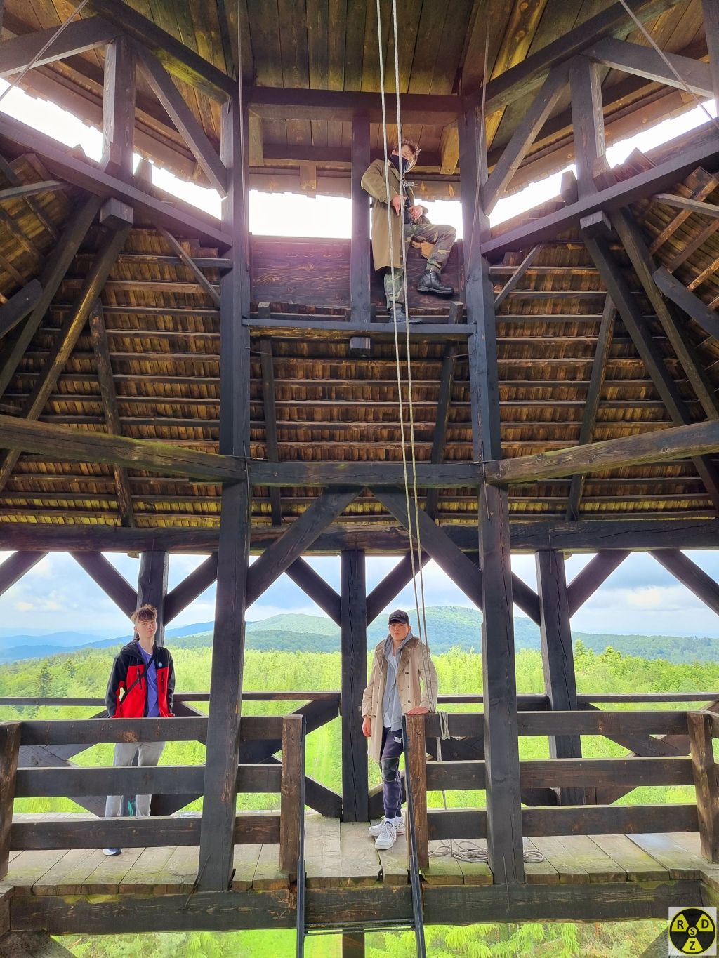 На оглядовому майданчику вежі
