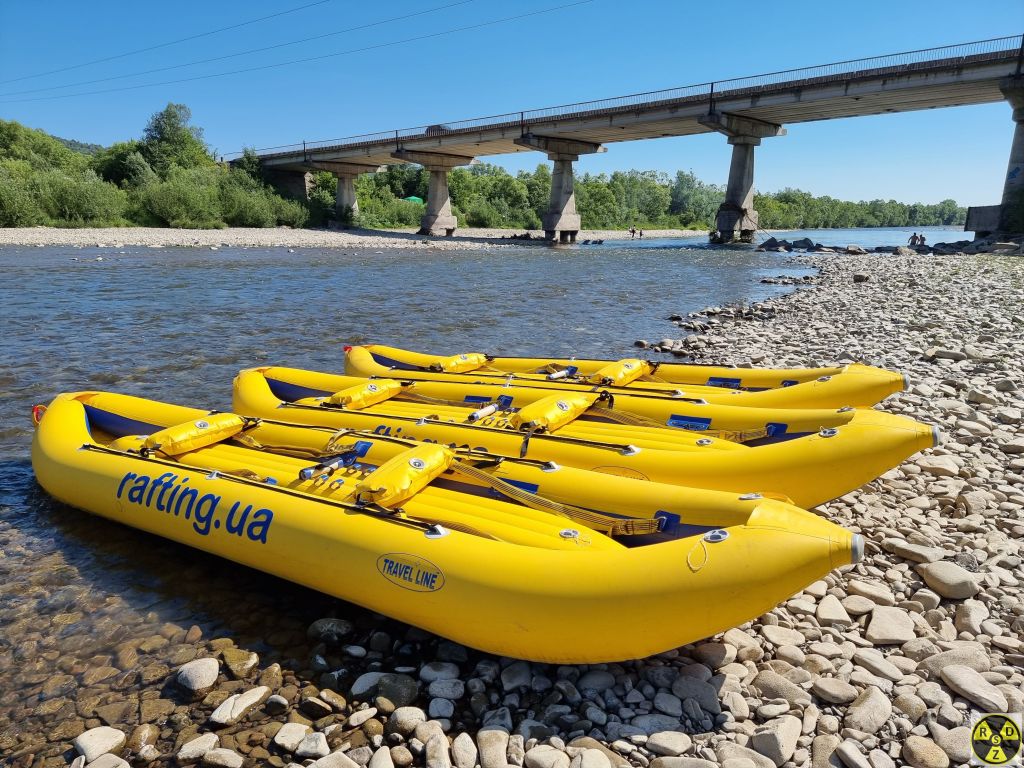 Початок сплаву з села Тишівниця