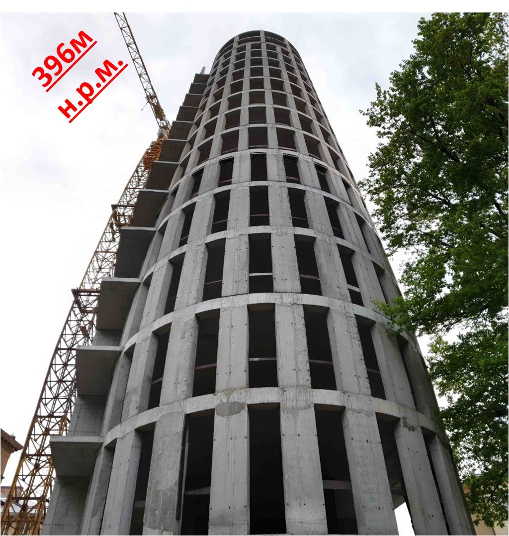 Недобудова на вул. Лукаша 1, висота 396м н.р.м.