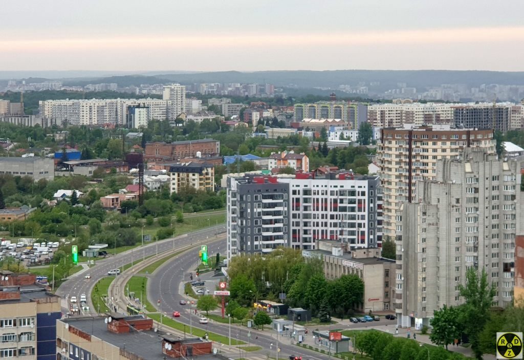 Львів з даху ЖК "Avalon UP"