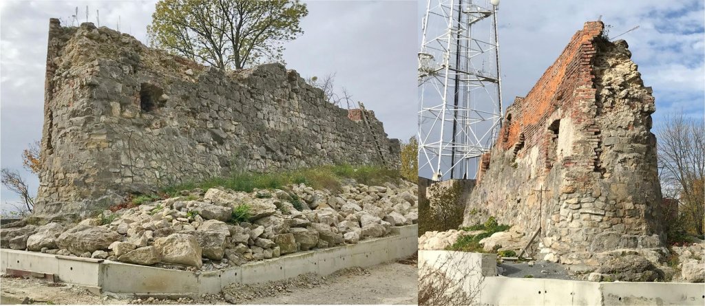 Стіна на Високому Замку. Сучасний стан