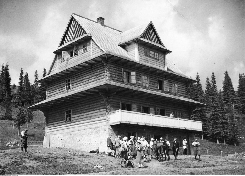 Туристичний притулок на полонині Маришевській, 1930-і роки