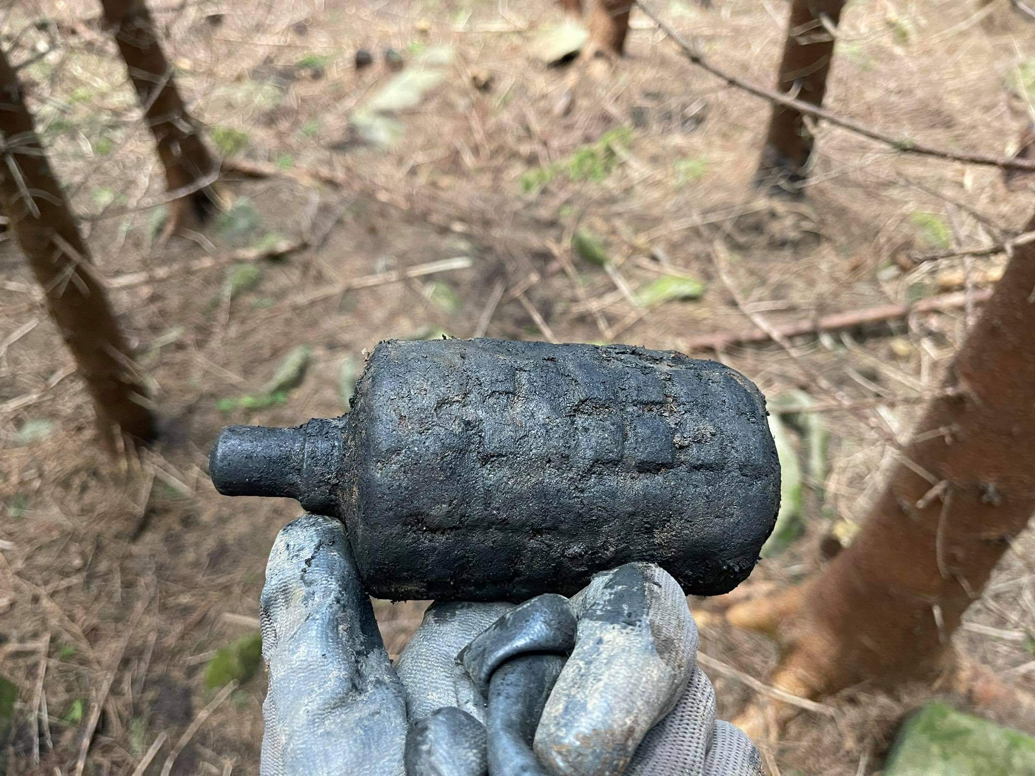 Німецька граната знайдена в околицях села Бистрець