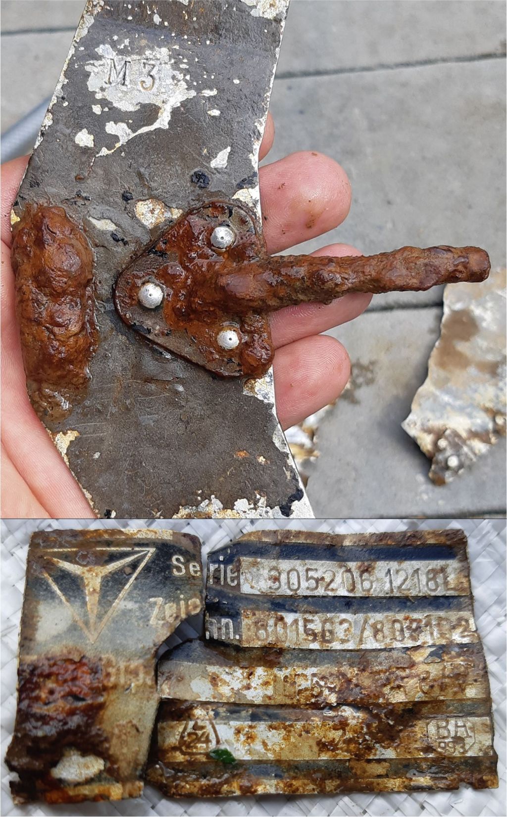 Залишки німецького літака Junkers-52 коло с. Бистрець